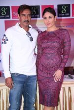 Kareena Kapoor, Ajay Devgan at Singham Returns Promotional Event in Mumbai on 8th Aug 2014